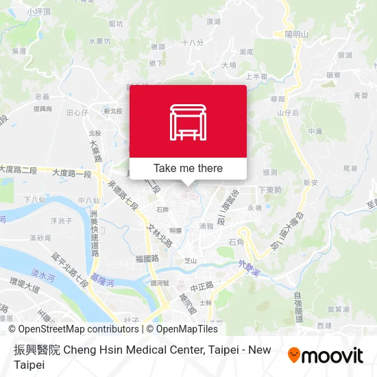 振興醫院 Cheng Hsin Medical Center地圖