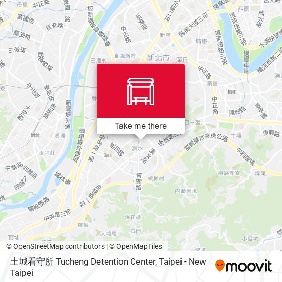 土城看守所 Tucheng Detention Center map