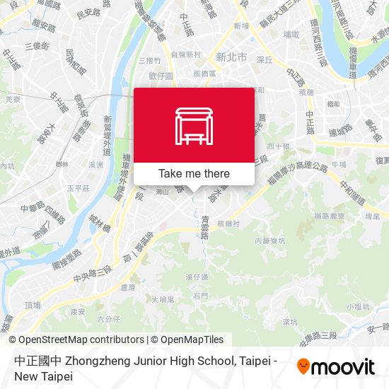 中正國中 Zhongzheng Junior High School map