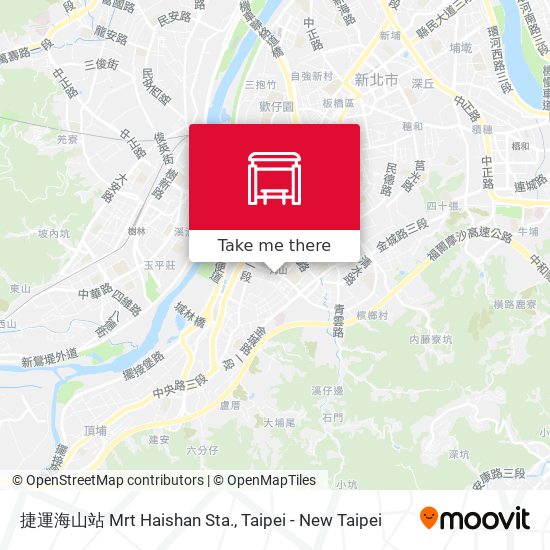 捷運海山站 Mrt Haishan Sta. map