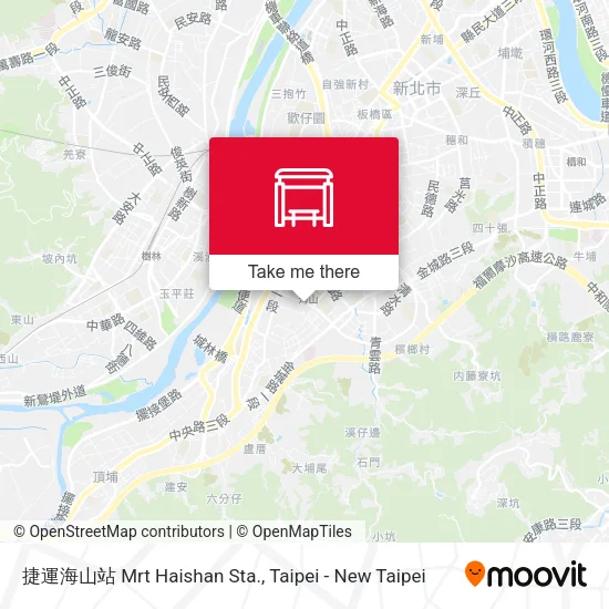 捷運海山站 Mrt Haishan Sta. map