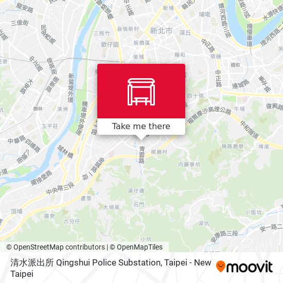 清水派出所 Qingshui Police Substation地圖