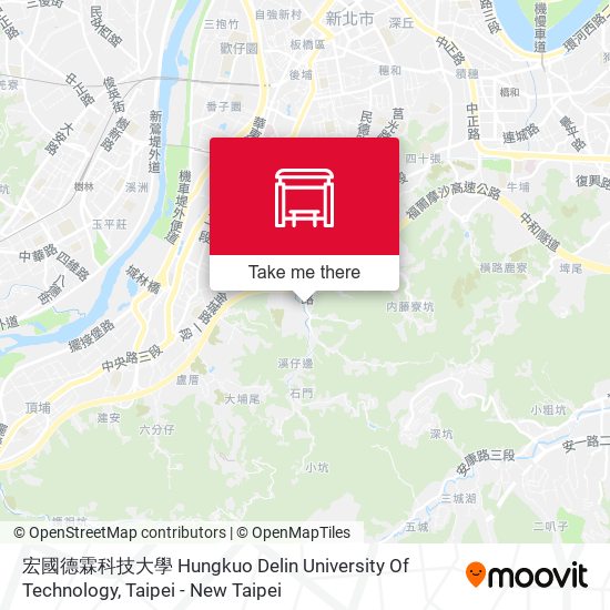 宏國德霖科技大學 Hungkuo Delin University Of Technology map