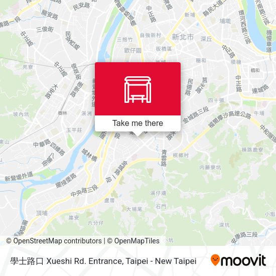 學士路口 Xueshi Rd. Entrance map