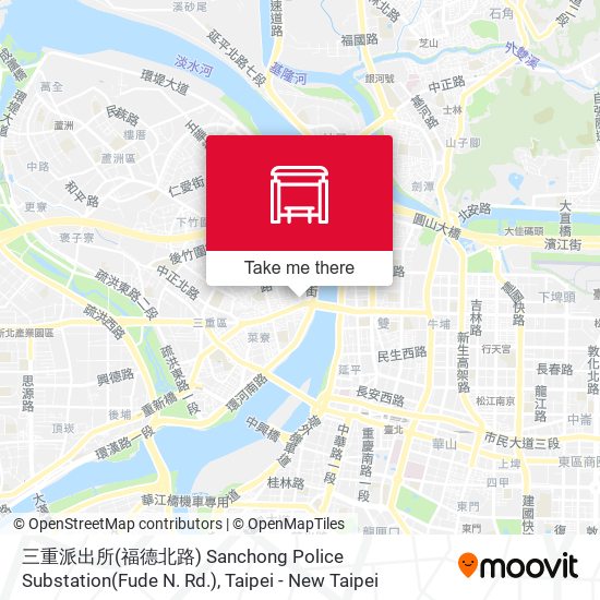 三重派出所(福德北路) Sanchong Police Substation(Fude N. Rd.) map