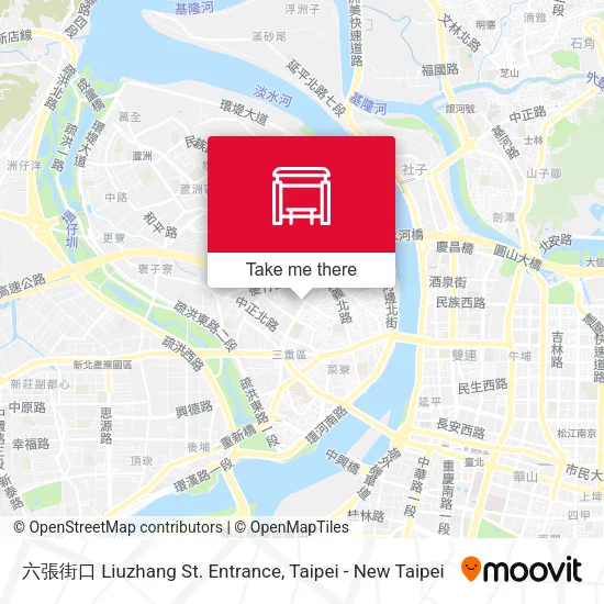 六張街口 Liuzhang St. Entrance map