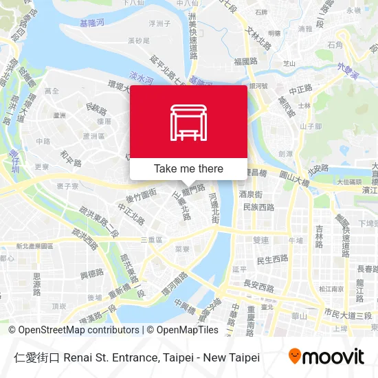 仁愛街口 Renai St. Entrance map