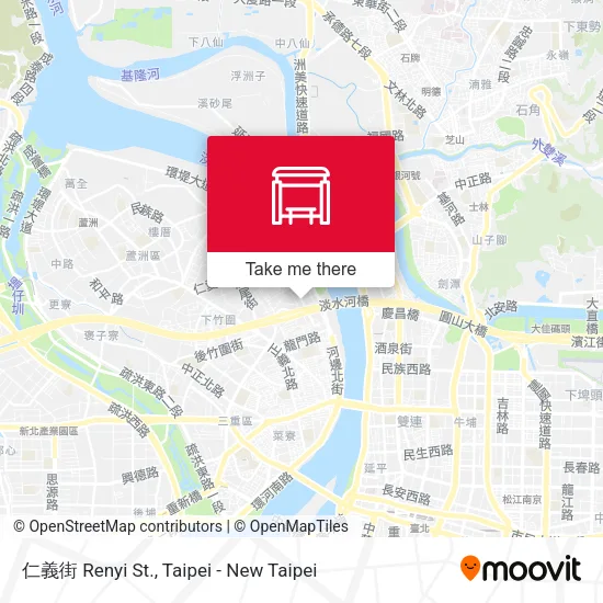 仁義街 Renyi St. map