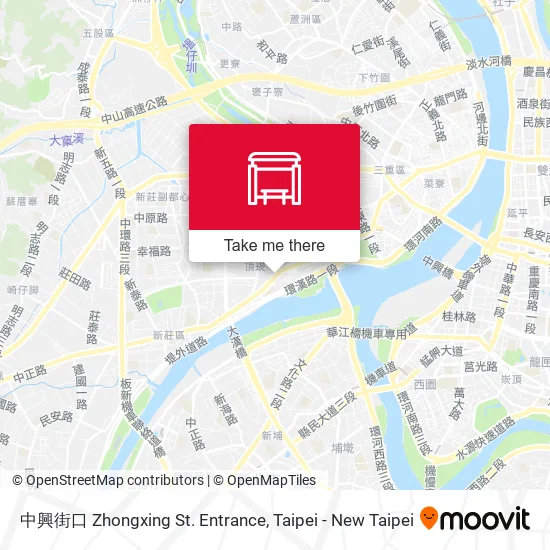 中興街口 Zhongxing St. Entrance map
