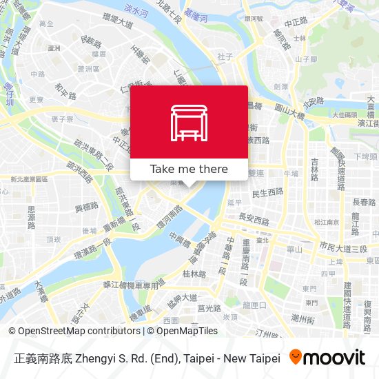 正義南路底 Zhengyi S. Rd. (End) map