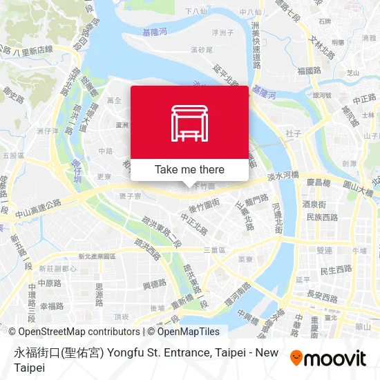 永福街口(聖佑宮) Yongfu St. Entrance地圖