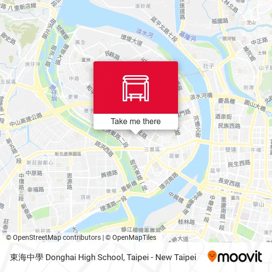 東海中學 Donghai High School map