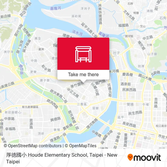 厚德國小 Houde Elementary School map