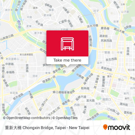 重新大橋 Chongxin Bridge map