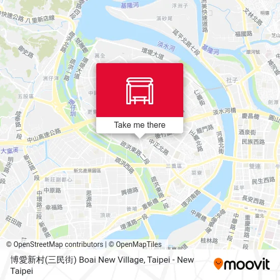 博愛新村(三民街) Boai New Village map