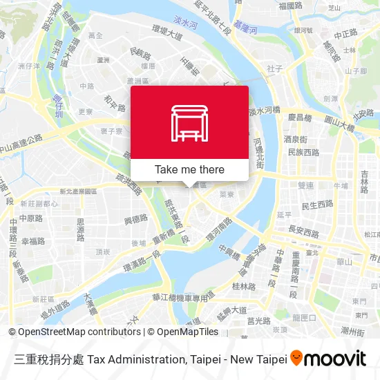 三重稅捐分處 Tax Administration地圖
