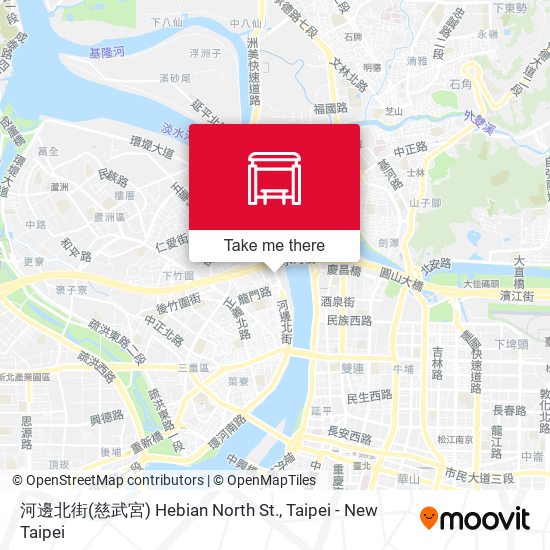 河邊北街(慈武宮) Hebian North St. map