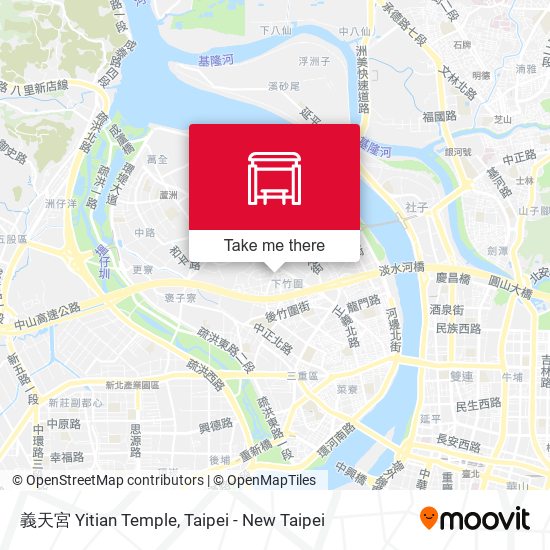 義天宮 Yitian Temple map