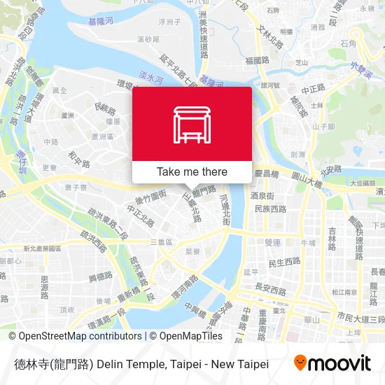 德林寺(龍門路) Delin Temple map