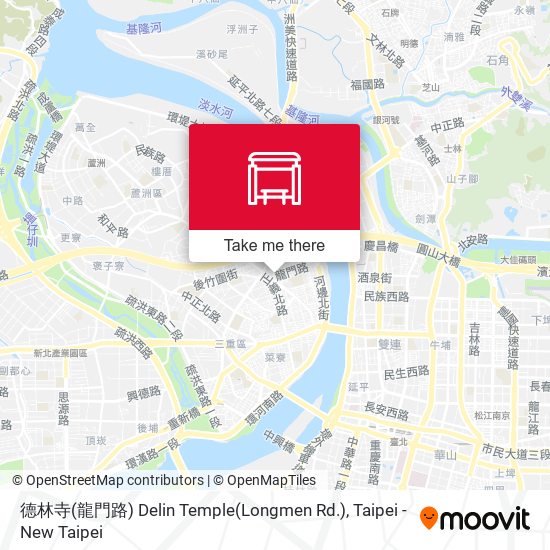 德林寺(龍門路) Delin Temple(Longmen Rd.)地圖