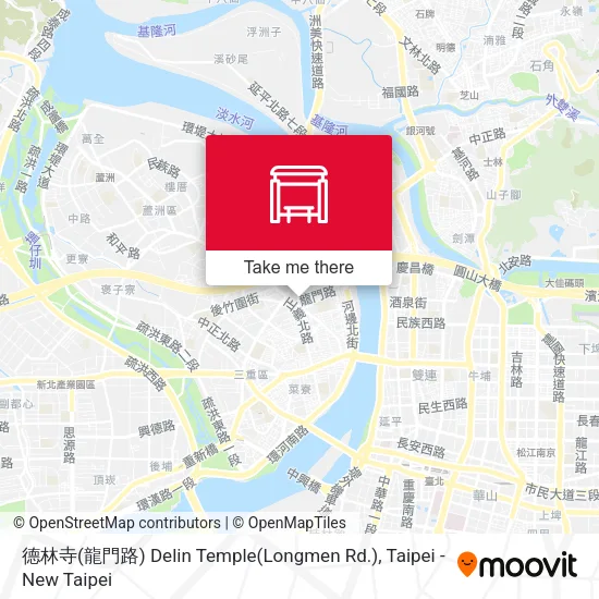 德林寺(龍門路) Delin Temple(Longmen Rd.)地圖