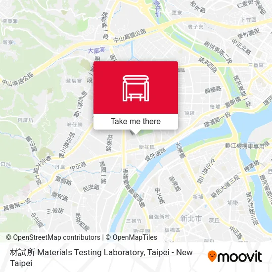 材試所 Materials Testing Laboratory map