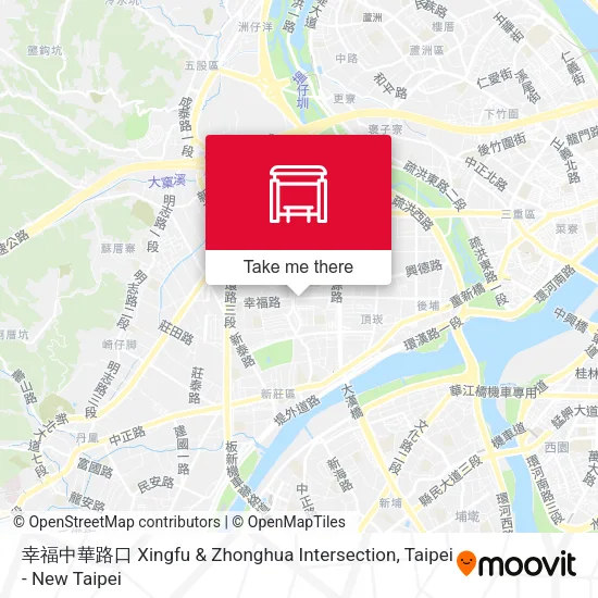 幸福中華路口 Xingfu & Zhonghua Intersection地圖