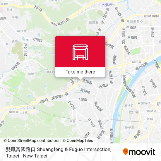 雙鳳富國路口 Shuangfeng & Fuguo Intersection map