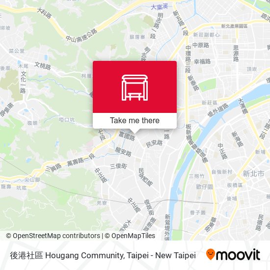後港社區 Hougang Community map