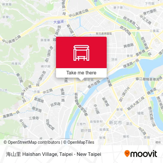 海山里 Haishan Village map