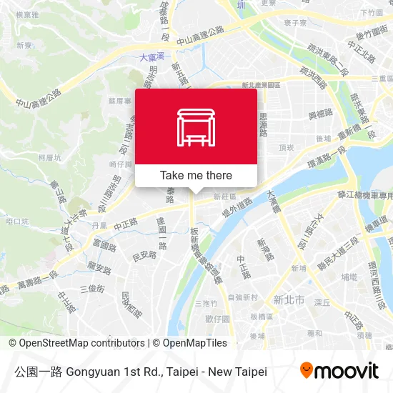公園一路 Gongyuan 1st Rd. map