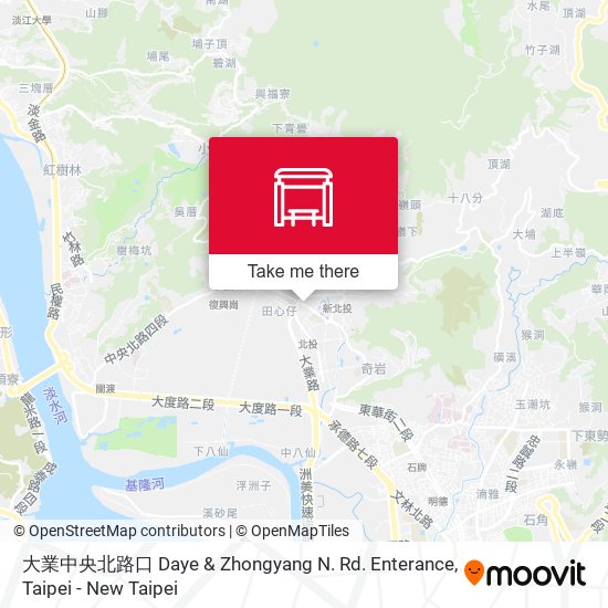大業中央北路口 Daye & Zhongyang N. Rd. Enterance map