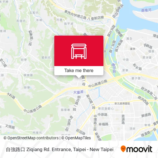 自強路口 Ziqiang Rd. Entrance map