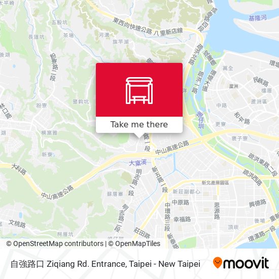 自強路口 Ziqiang Rd. Entrance map