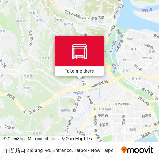 自強路口 Ziqiang Rd. Entrance map