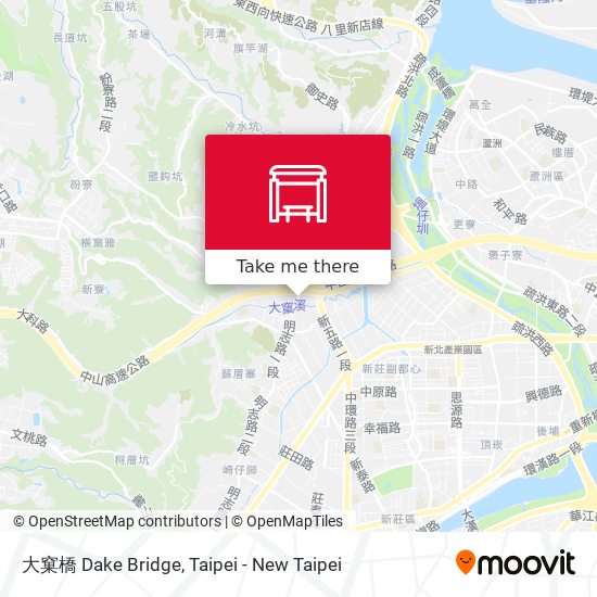 大窠橋 Dake Bridge map