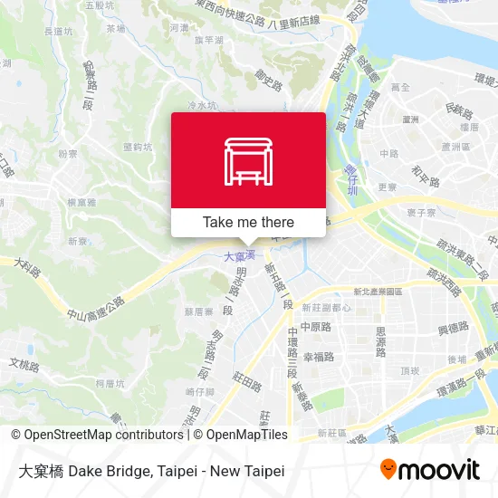 大窠橋 Dake Bridge map