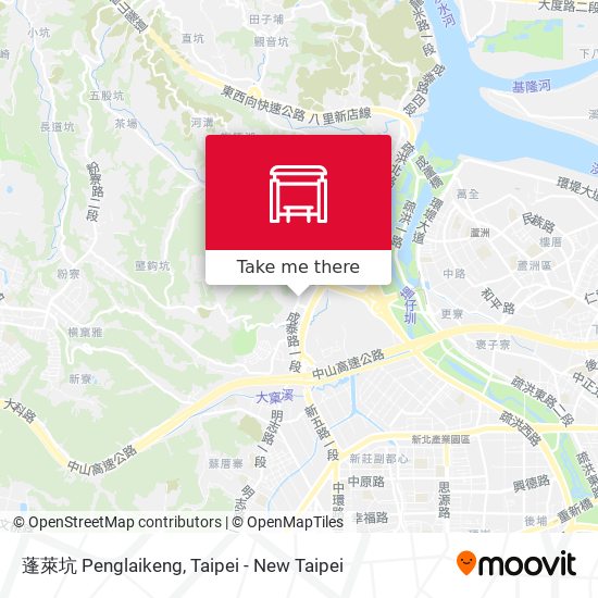 蓬萊坑 Penglaikeng map