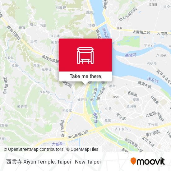 西雲寺 Xiyun Temple地圖