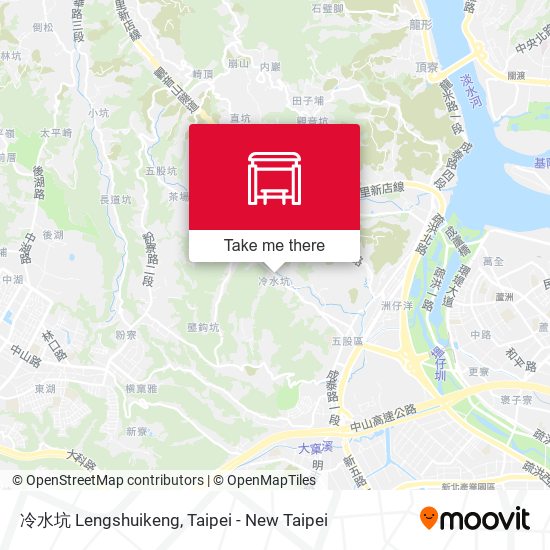冷水坑 Lengshuikeng map