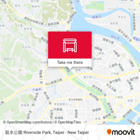 親水公園 Riverside Park map