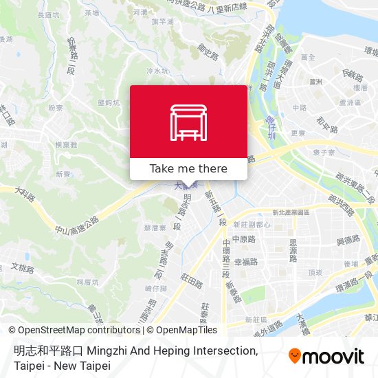 明志和平路口 Mingzhi And Heping Intersection map