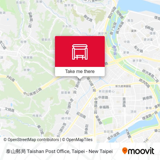 泰山郵局 Taishan Post Office地圖