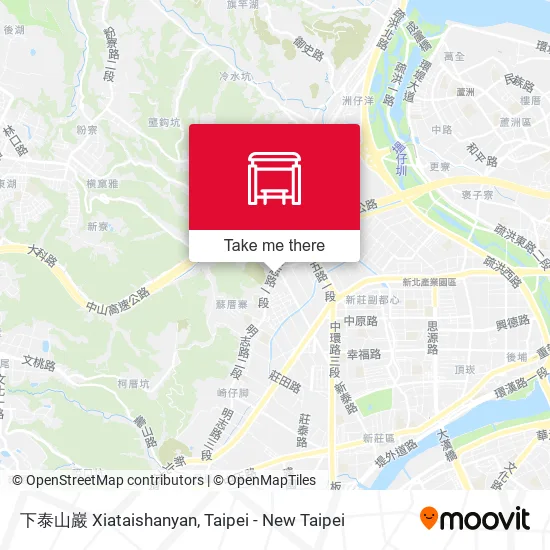 下泰山巖 Xiataishanyan map