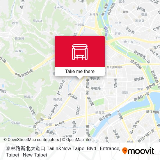 泰林路新北大道口 Tailin&New Taipei Blvd . Entrance map