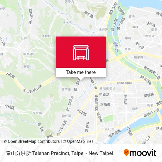 泰山分駐所 Taishan Precinct map
