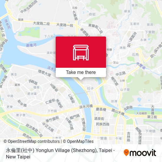 永倫里(社中) Yonglun Village (Shezhong) map