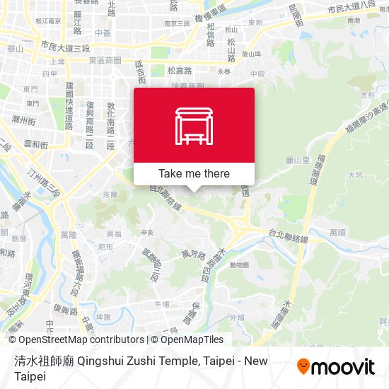 清水祖師廟 Qingshui Zushi Temple map