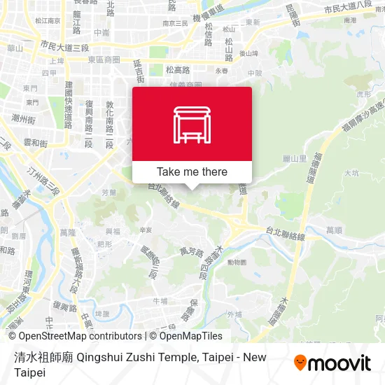 清水祖師廟 Qingshui Zushi Temple map