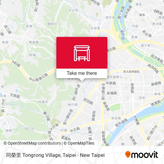 同榮里 Tongrong Village map